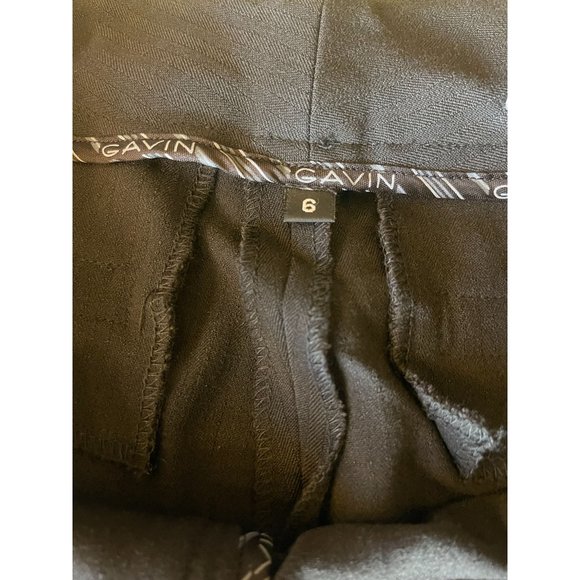 NWT Macy's Gavin Black Crawford Pants Size 6 - Picture 7 of 9